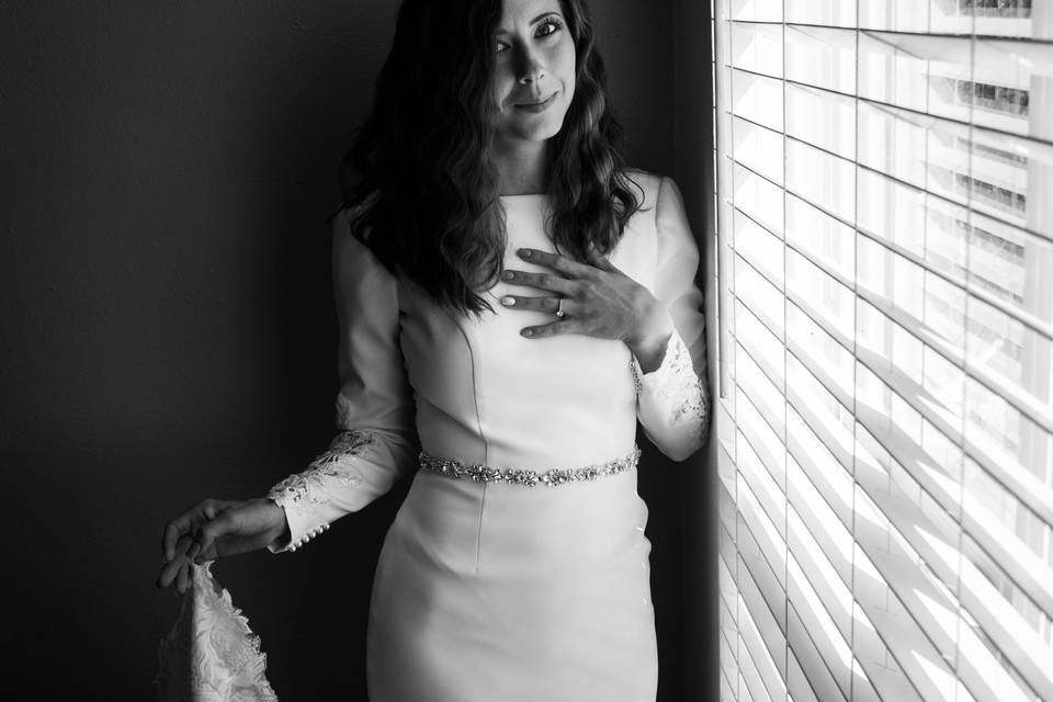 Bride anticipating