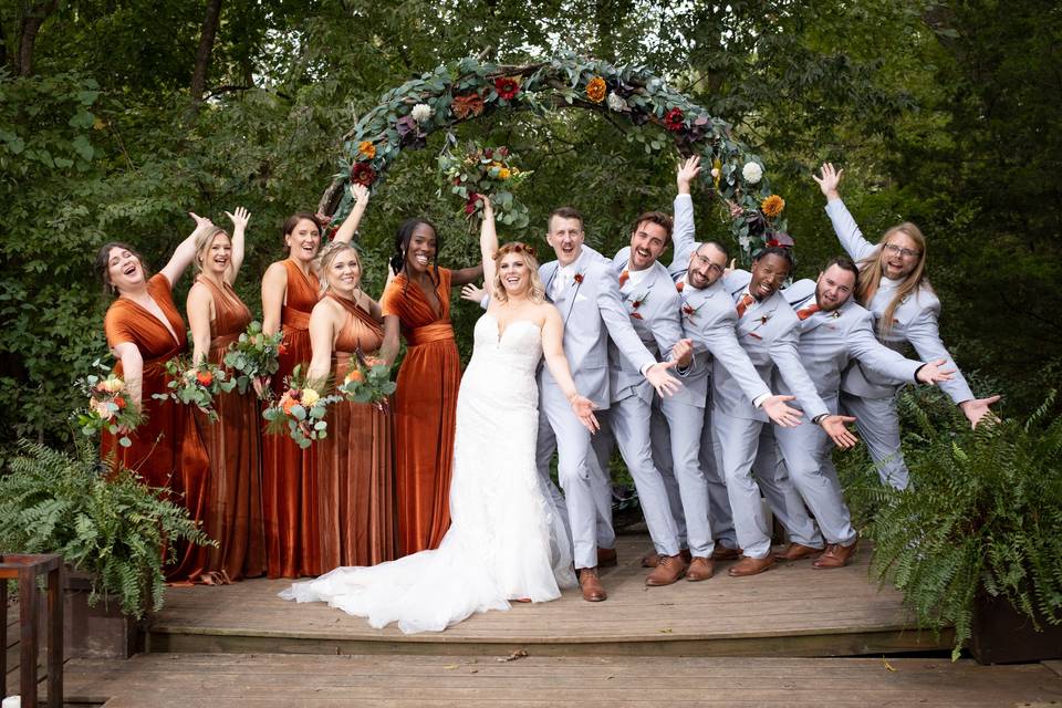 Fun group photo