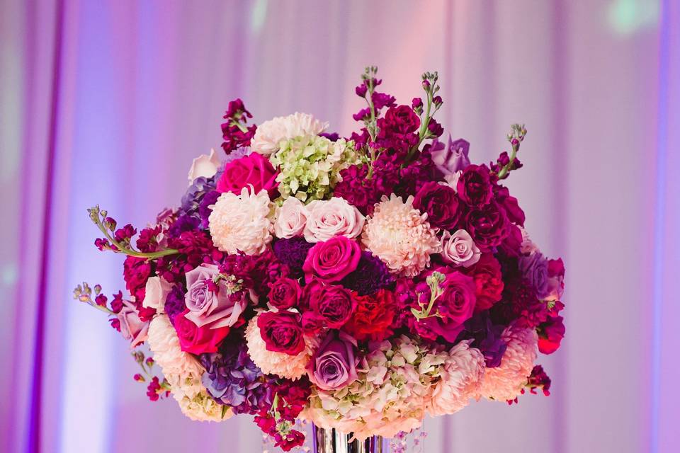 Elevated Table Arrangement