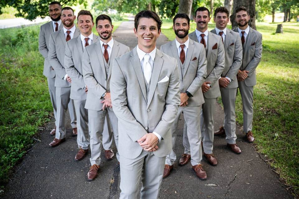 Groom and His Guys