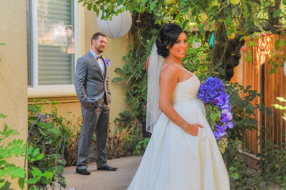 San Jose backyard wedding