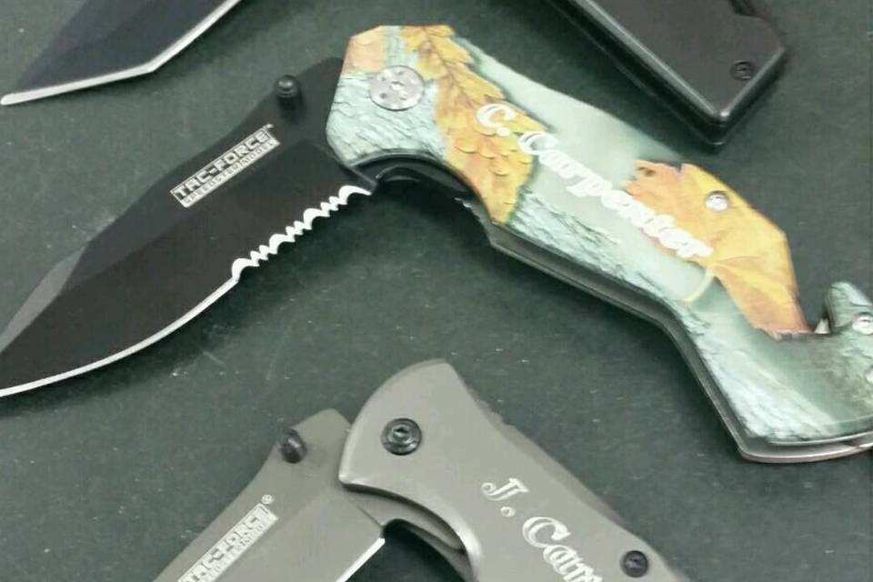 Engravable Knives