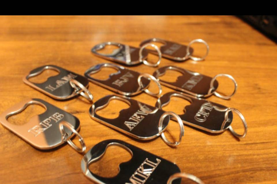 Keychain bottle openers