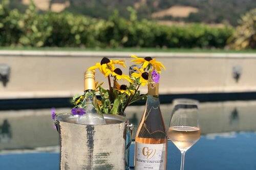 A romantic glass of wine