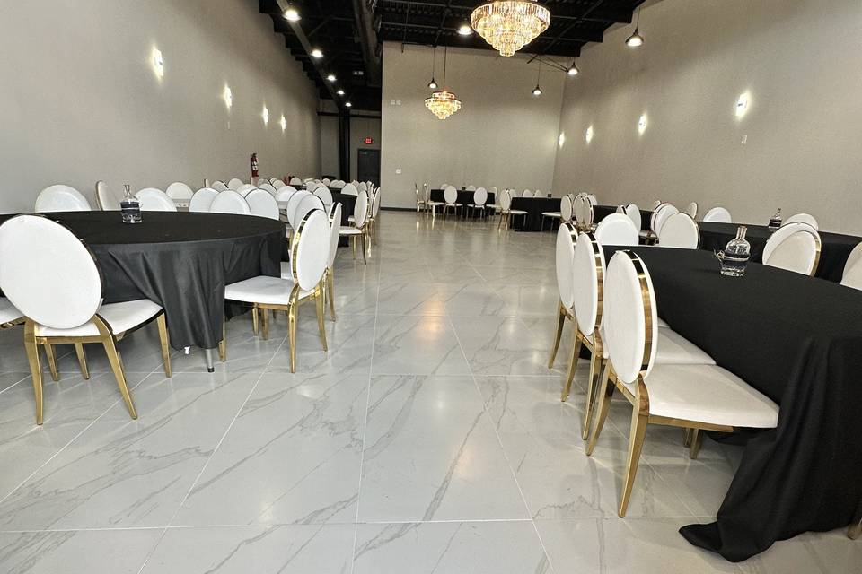 Sleek reception venue