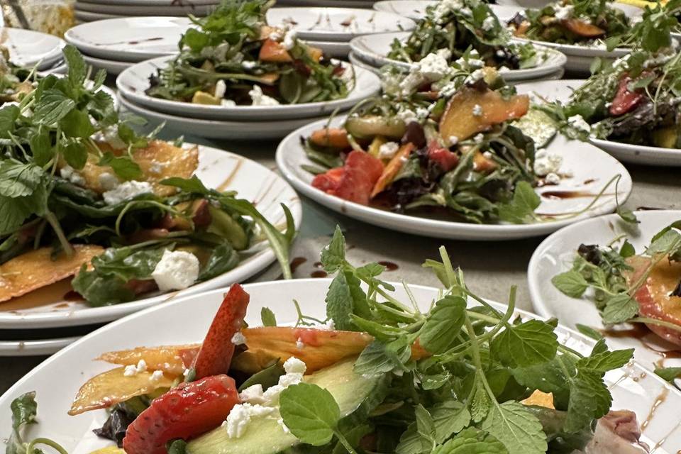 Plated Summer Salad