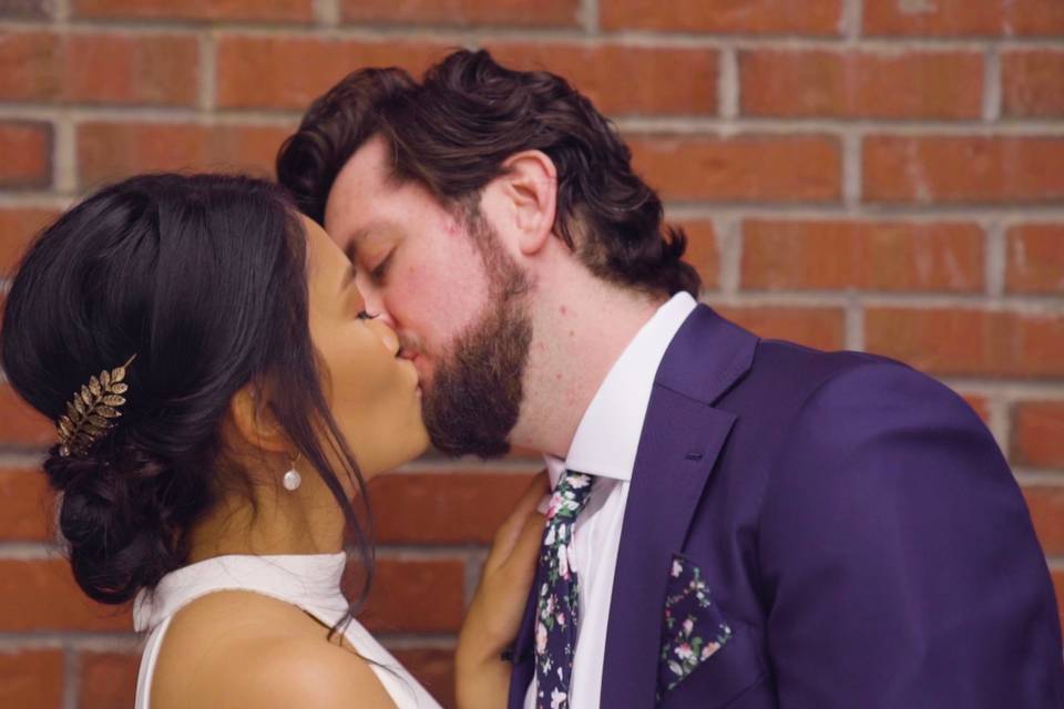 NYC rooftop elopement