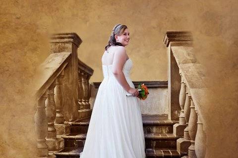 This is a sample of our bridal photo artwork.