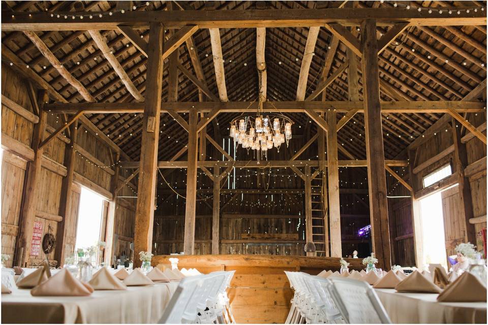 Barn chandelier