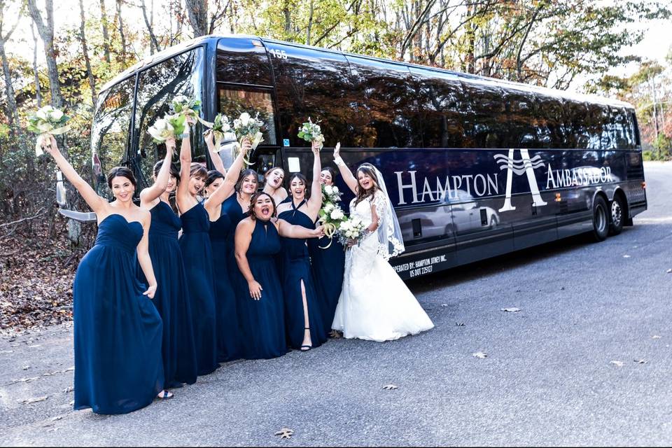 Transporting the wedding party