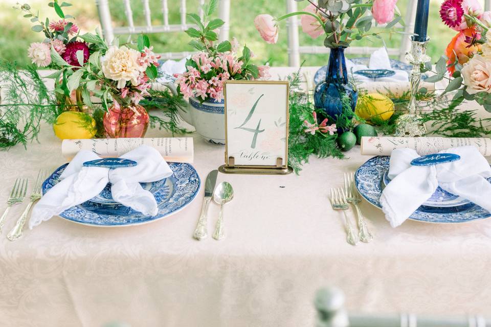 Tablescape of  my dreams!