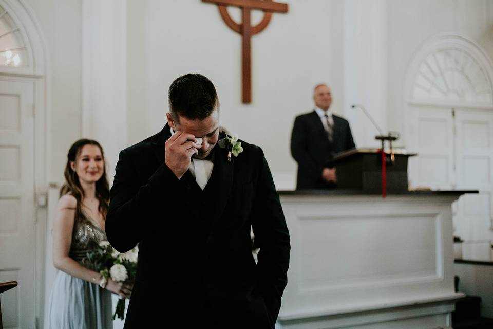 Groom's Reaction