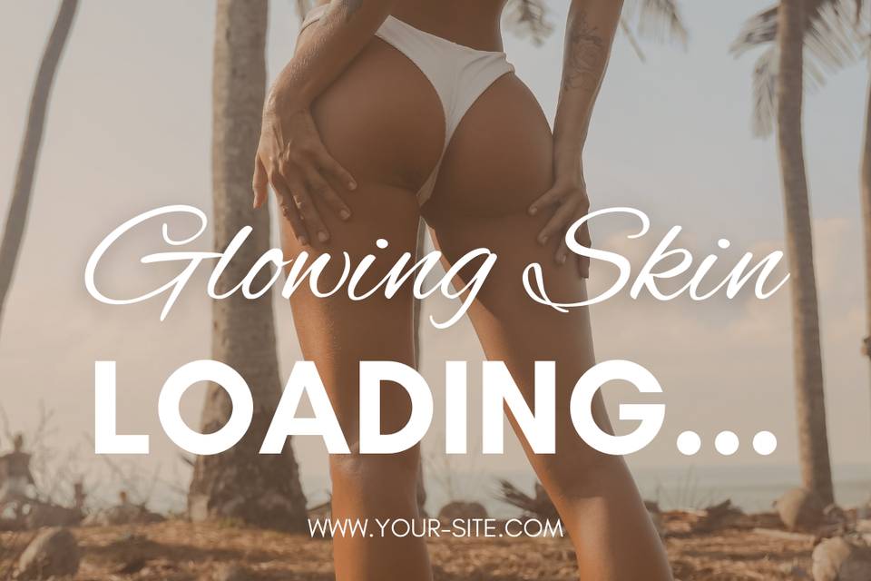 Glowing skin loading