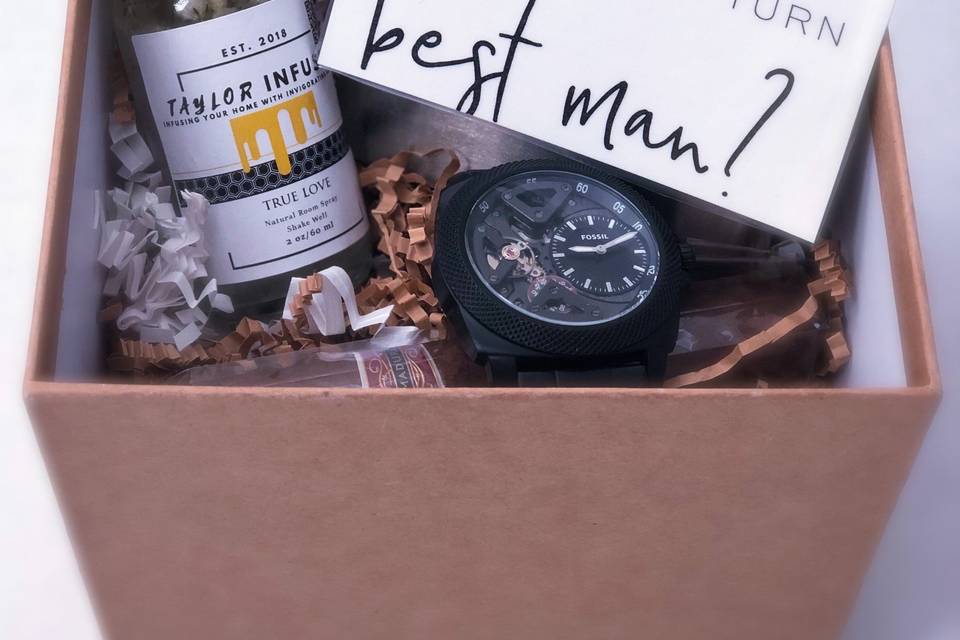 Groom box idea