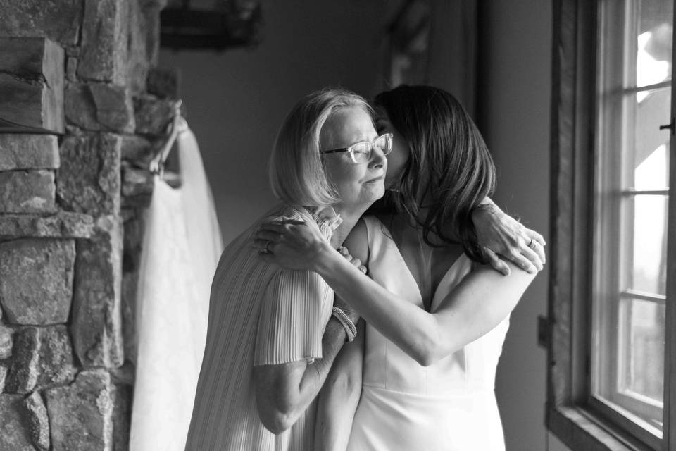 Mother daughter moment