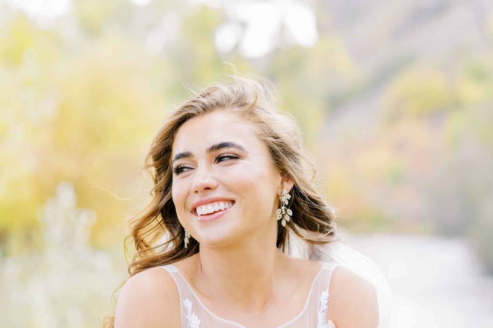 Happy bride