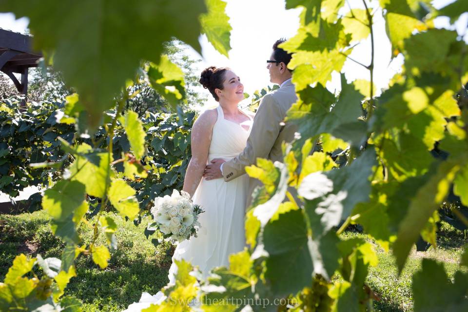 Through the vines