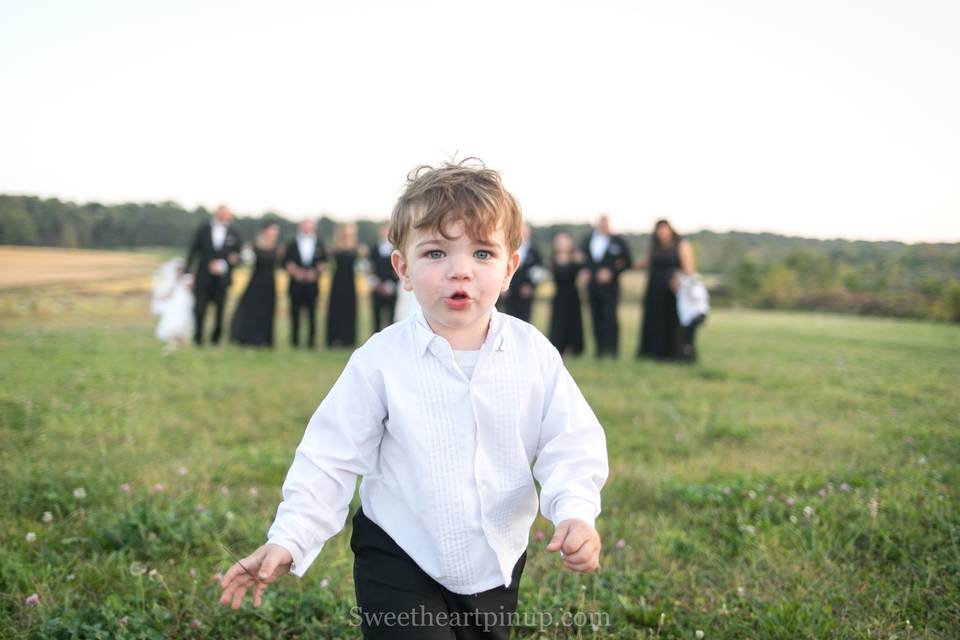 Babies first wedding