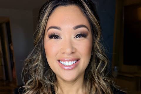 Glam makeup