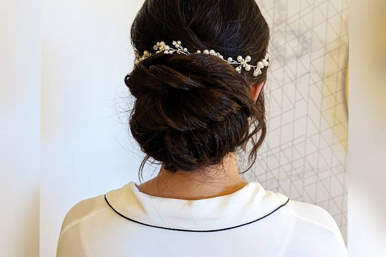 Glam updo