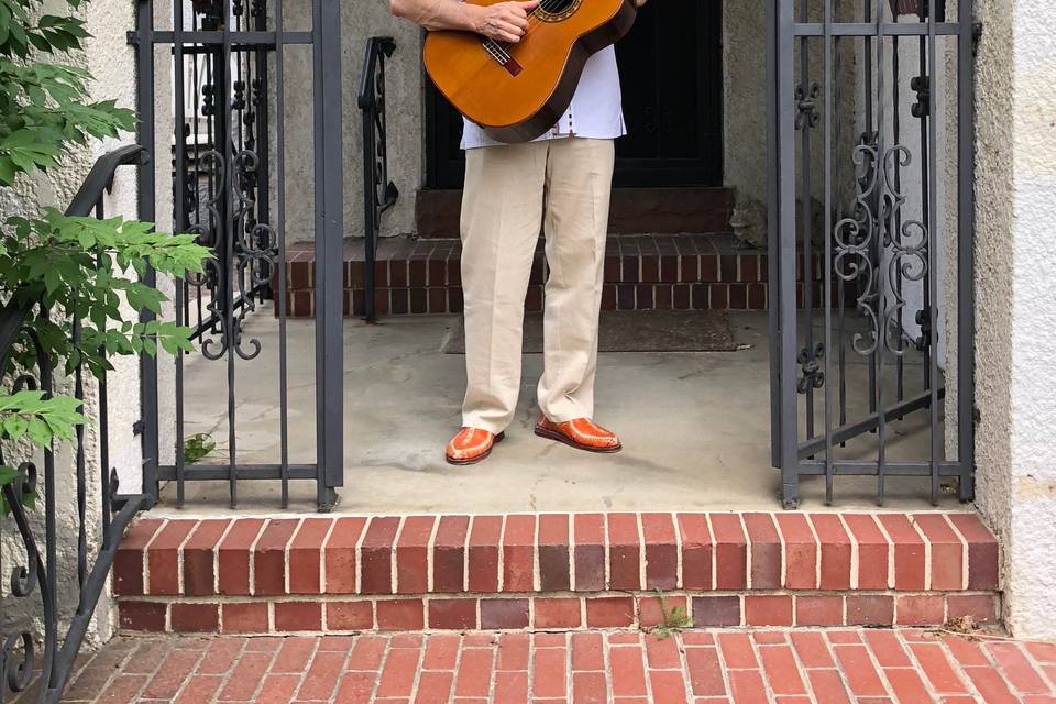 Steve Shurack on acoustic guitar