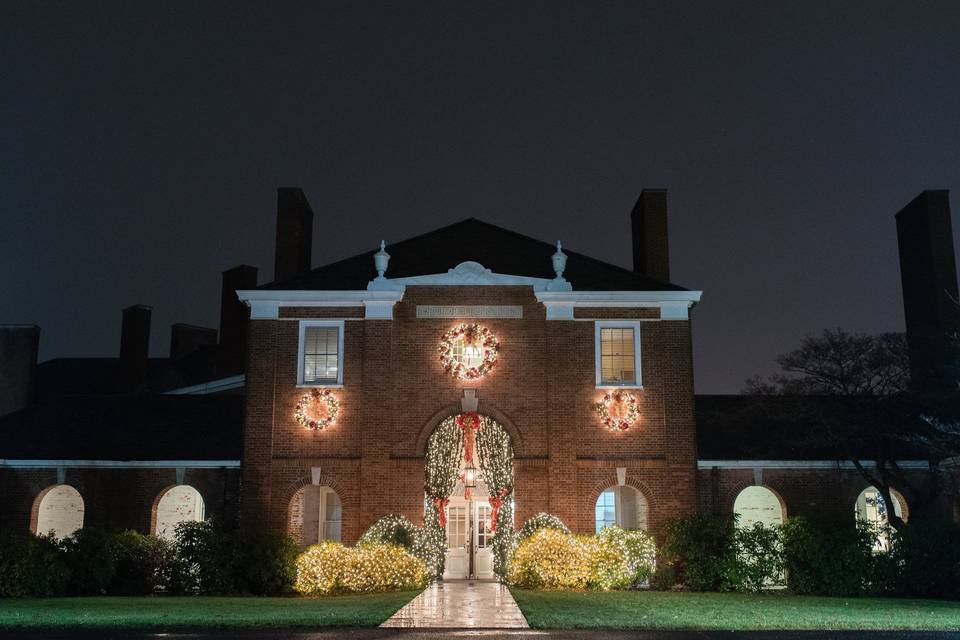 Mansion Christmas decoration