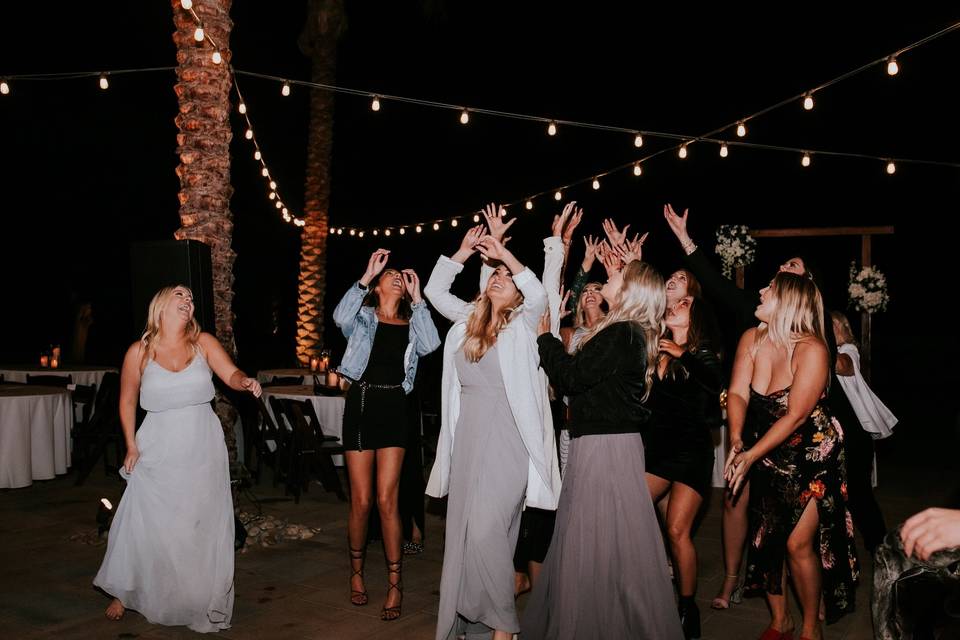 Ladies on the dance floor