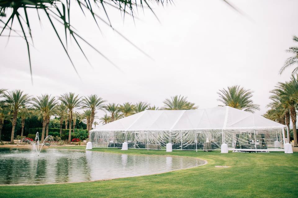 Rain is no problem at Old Polo