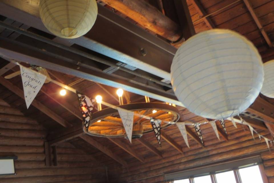Wagon Wheel Chandeliers