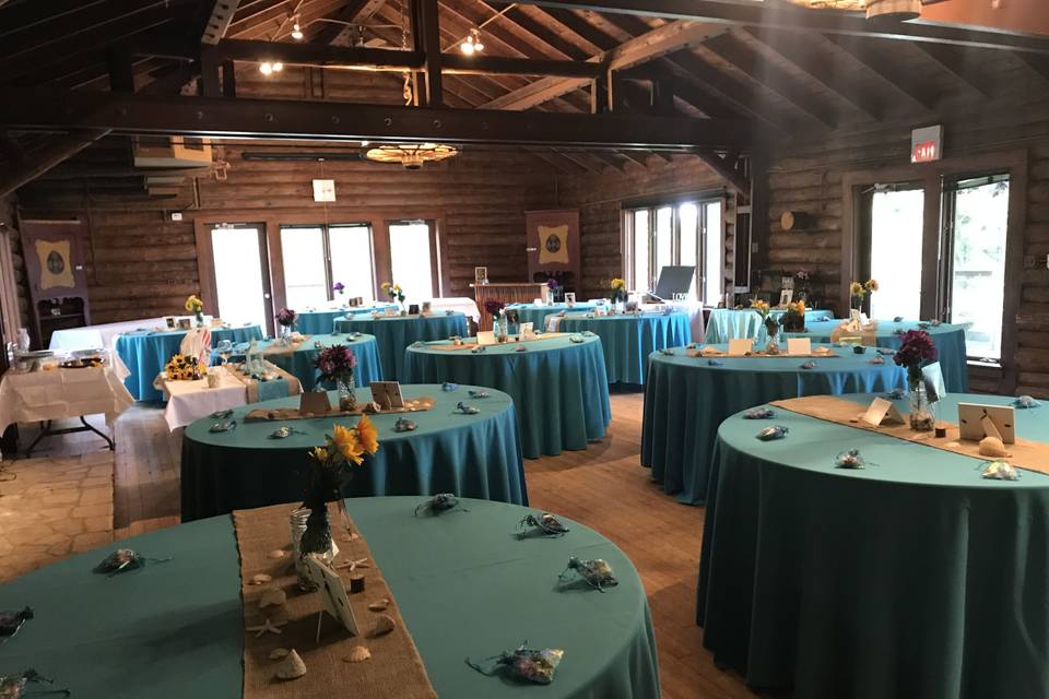 Inside Camp Brewster Cabin