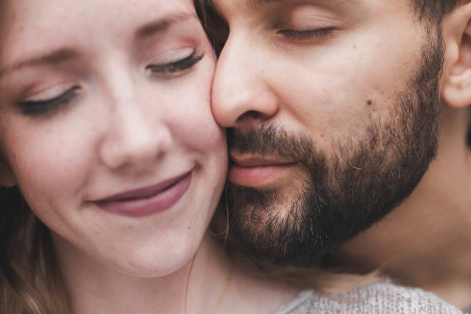 Couple sharing a quiet moment