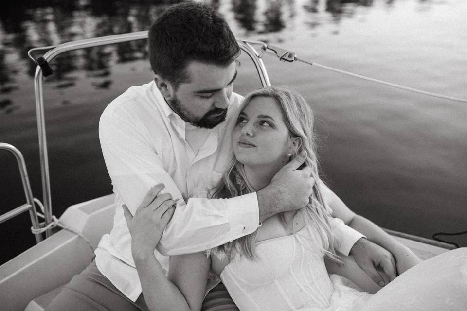 Elopement? on a sailboat? yes!