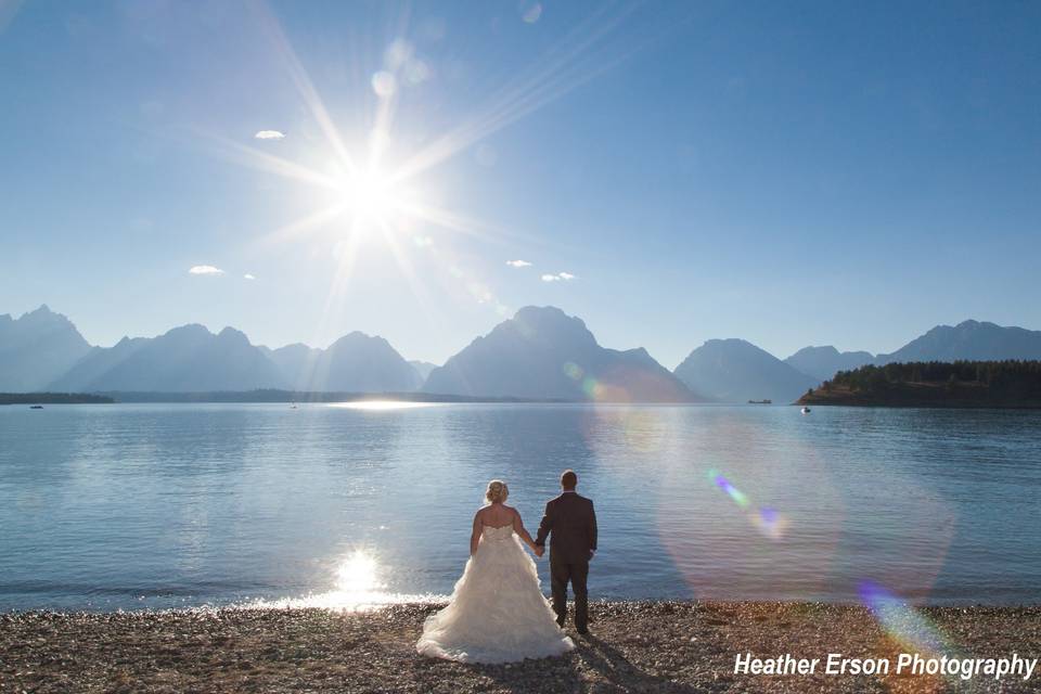 Couple at the lake