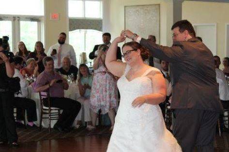 Couple dancing
