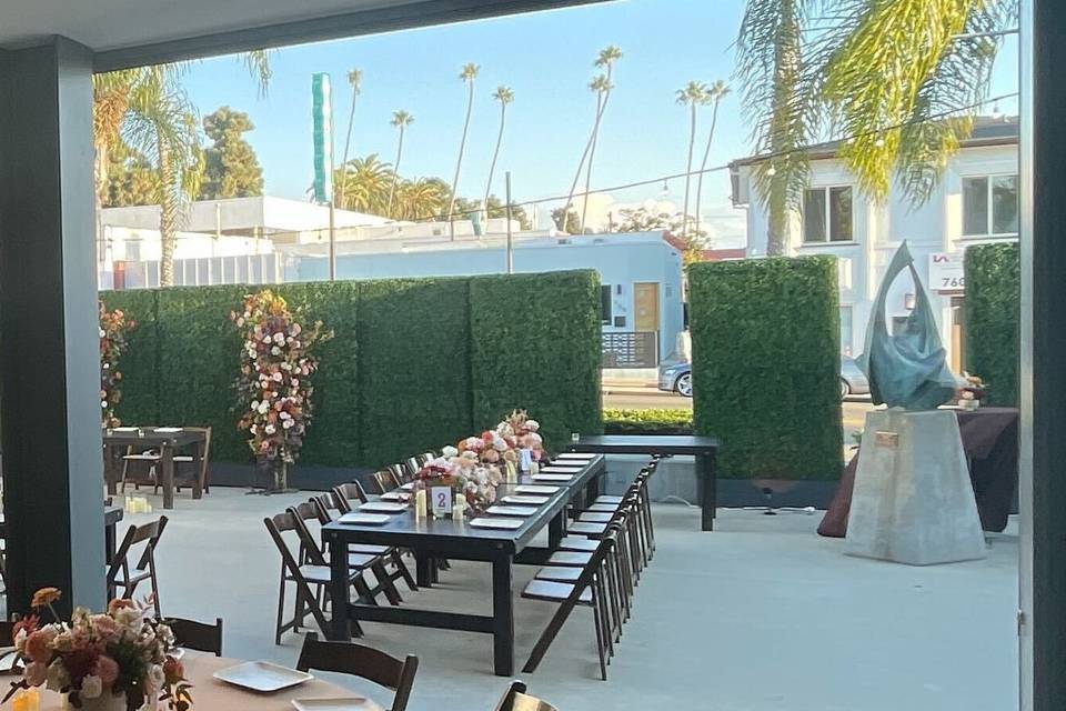 Terrace with Privacy Walls