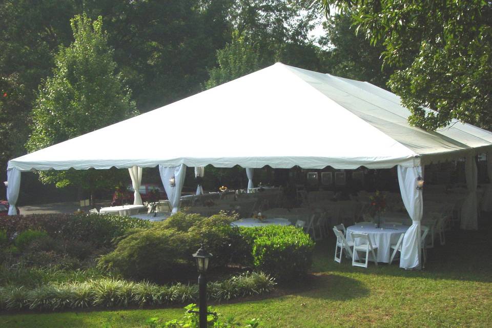 Tented wedding