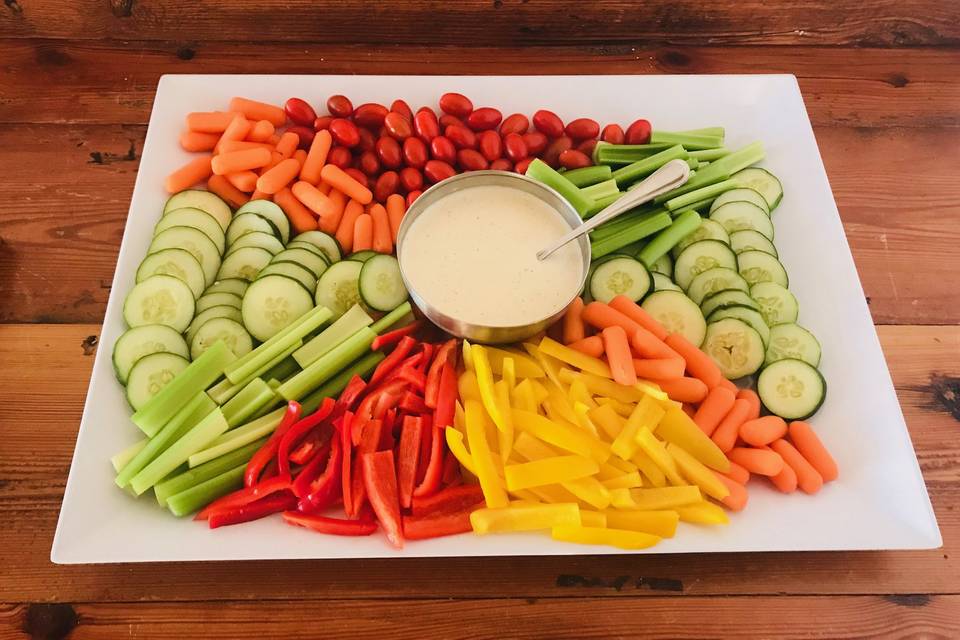 Raw Vegetable Tray