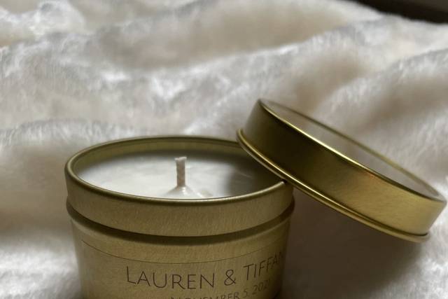 Hand crafted candles