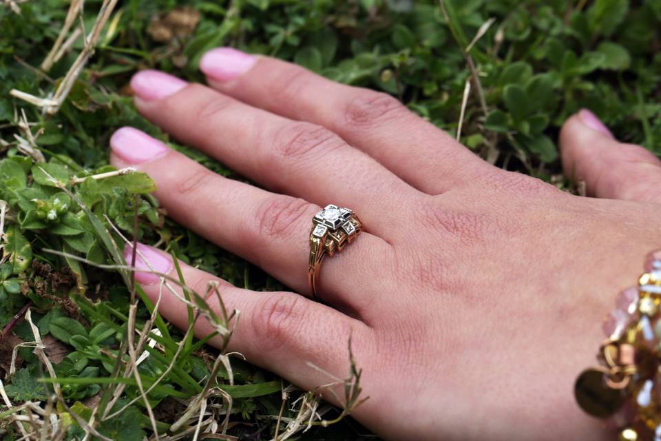 Antique engagement ring