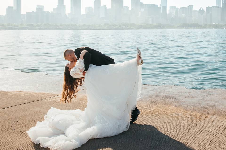 Chicago Wedding Skyline