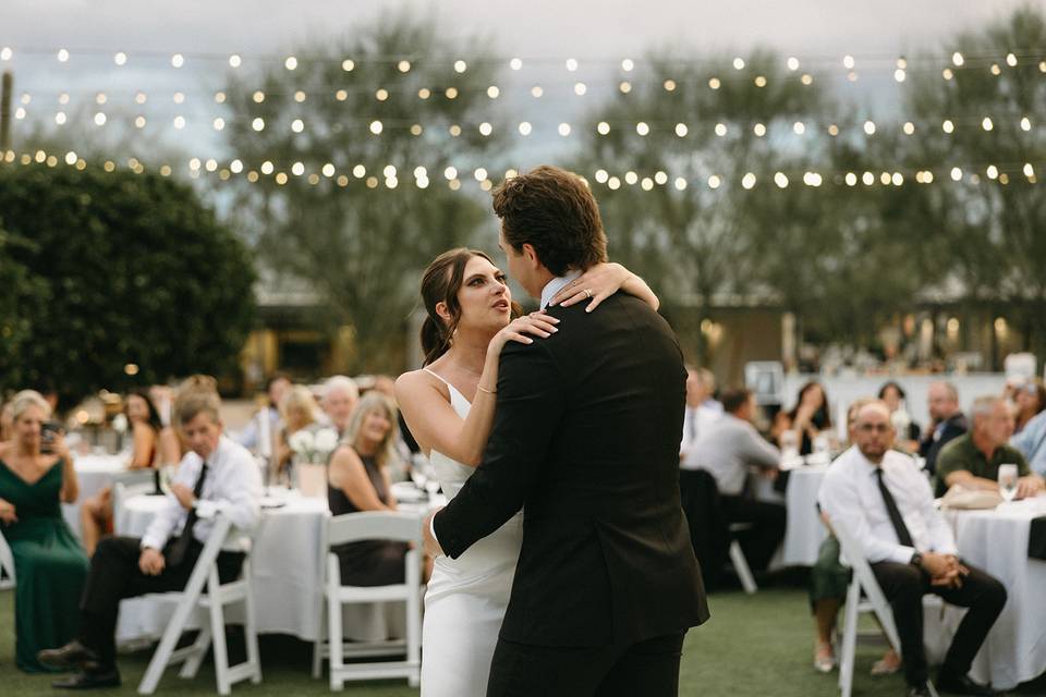 First dance with DJ Emmett