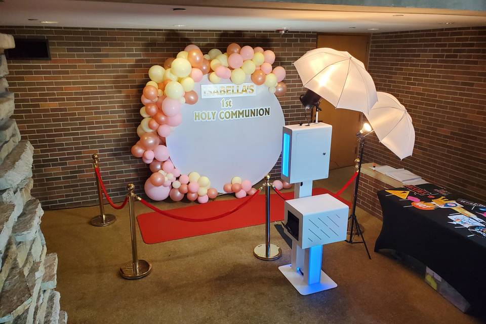We offer Photo booths