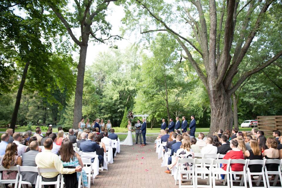 Outdoor wedding