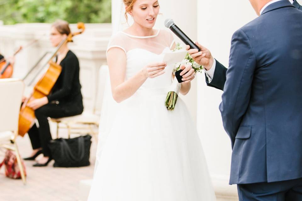 Wedding at the Monson Center