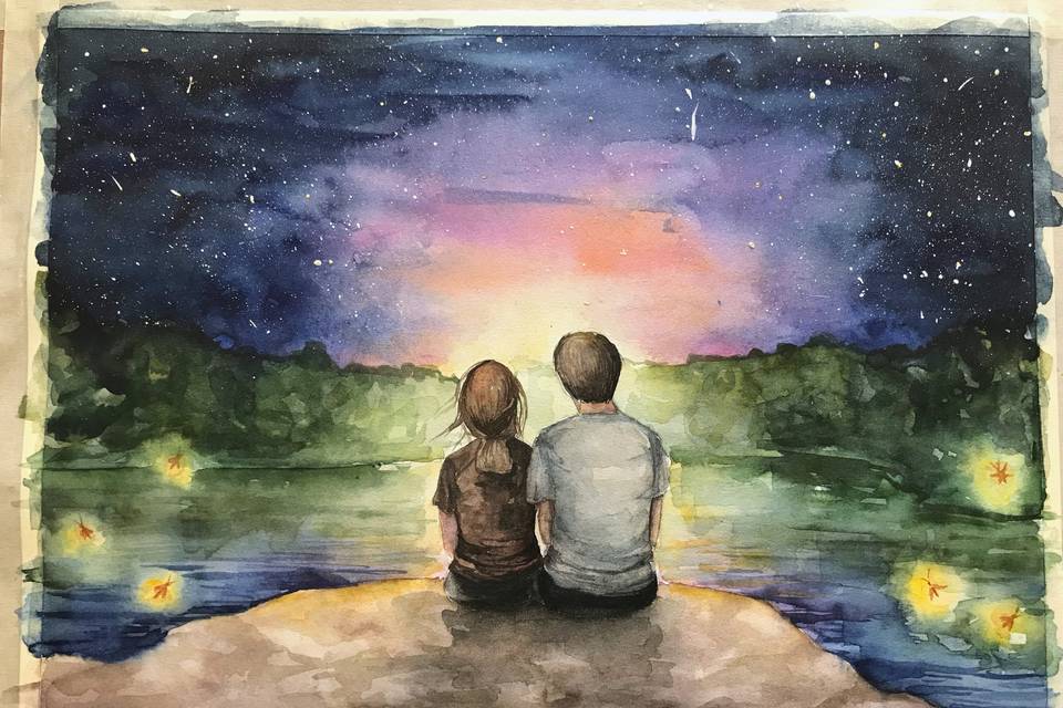 Engagement painting