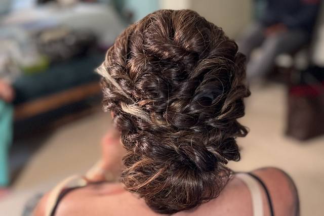 Boho bun