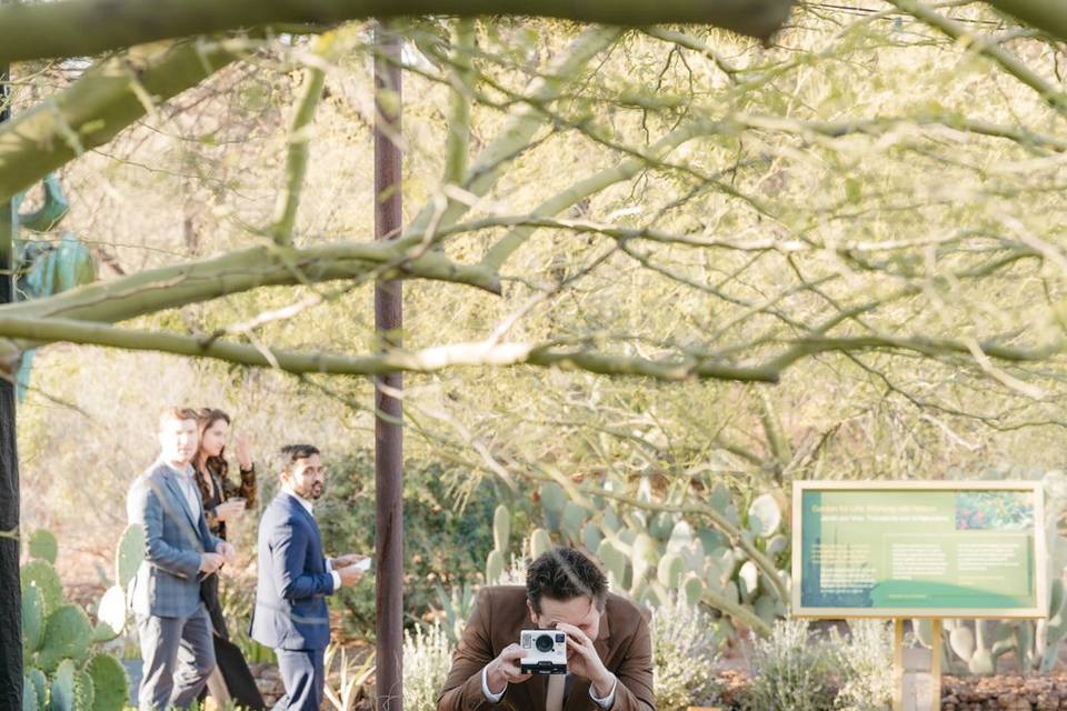 Family friend taking photos