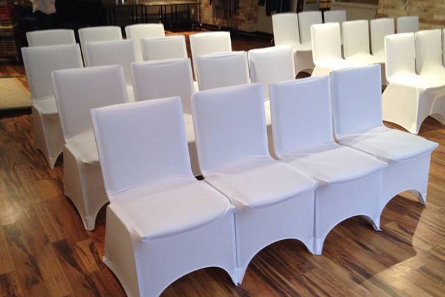 Black Spandex Chair Covers For Rent