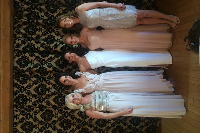 Bride and bridal party