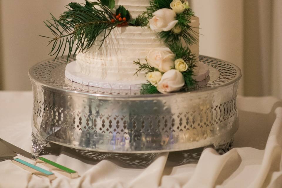 Winter Wedding Cake